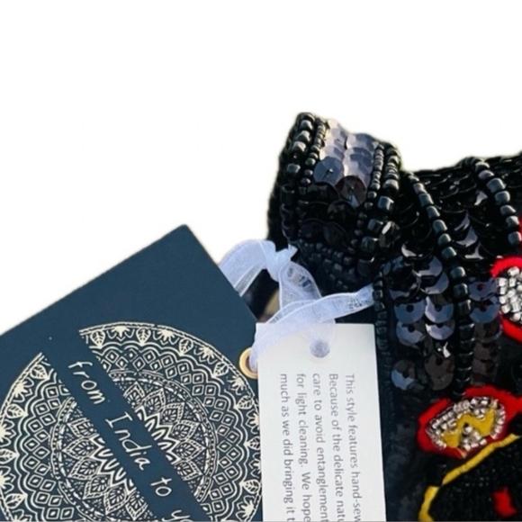 🔹from India To You🔹️Beaded & Sequined Bag – “Welcome to Fabulous Las Vegas” - Picture 9 of 12